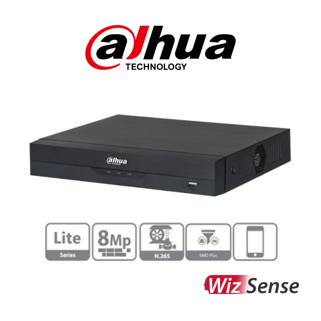 Enregistreur Nvr Dahua DH-NVR2108HS-8P-i2 8 Canaux