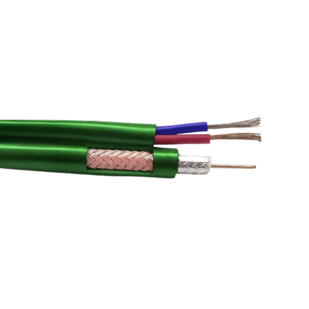 Câble Coaxial KX6 500m avec Alimentation câble DVR Prix Tunisie