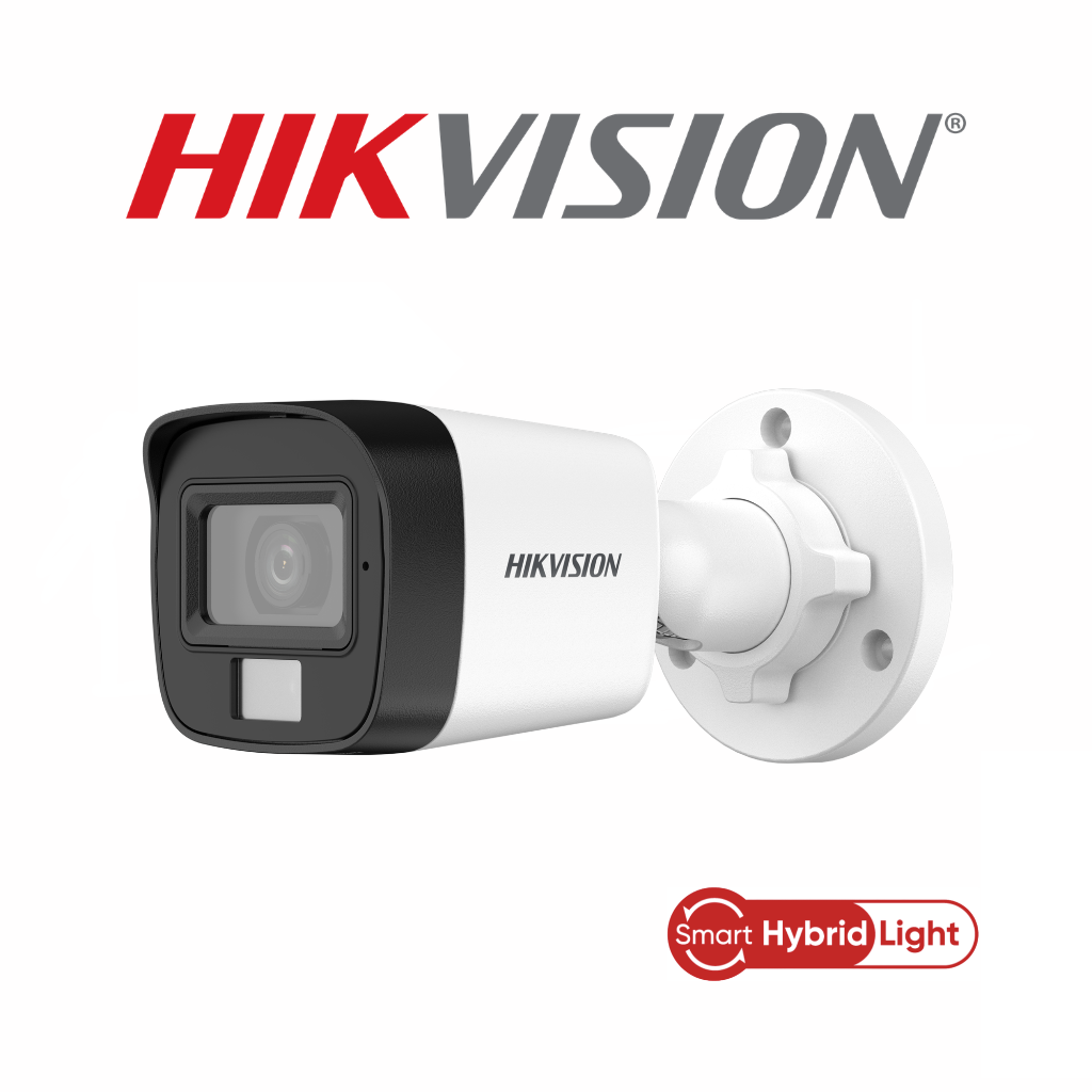 Caméra Hikvision DS-2CE16D0T-LFS Smart Hybrid Light Audio 2MP 1080P vue lateral– sécurité Meilleur Prix Tunisie