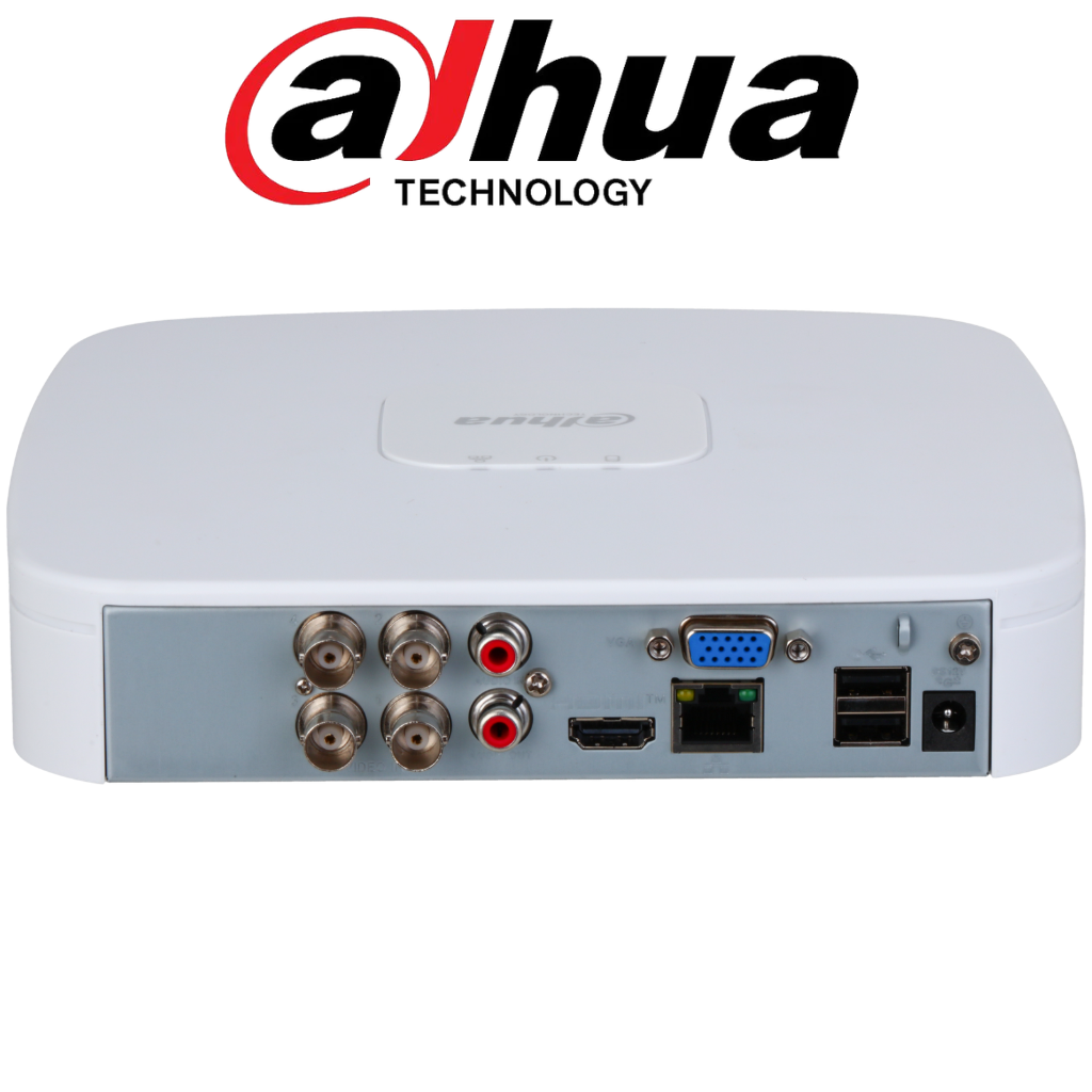 Enregistreur Dvr Dahua 4 Canaux DH‑XVR5104C‑I/T 5MP vue arrière HDMI VGA – vidéosurveillance Prix Tunisie