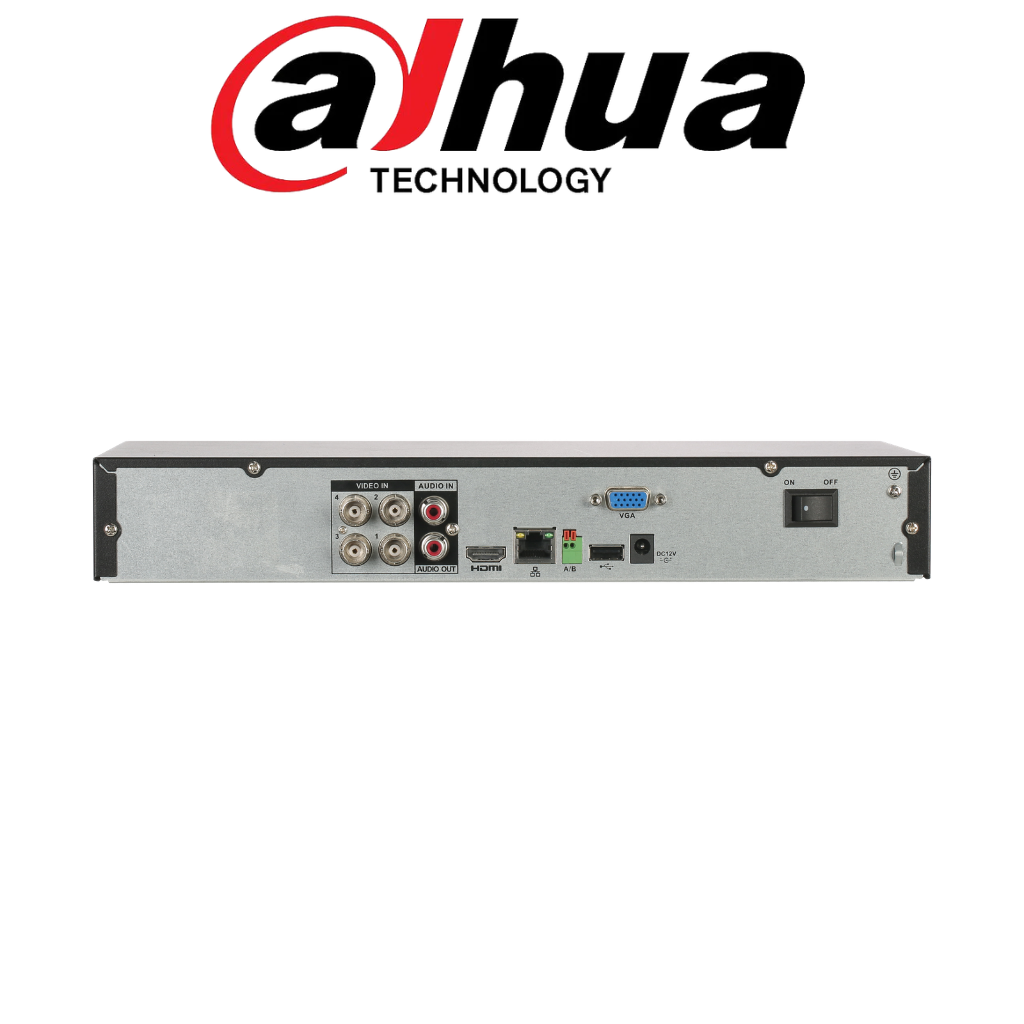 Enregistreur Dvr Dahua 4 Canaux XVR5104H‑I3/T 5MP vue arrière HDMI VGA – vidéosurveillance Prix Tunisie