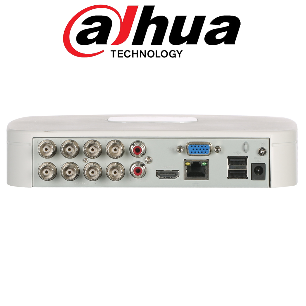 Enregistreur Dvr Dahua 8 Canaux XVR4108C‑I‑T 2MP vue arrière – connectiques Prix Tunisie