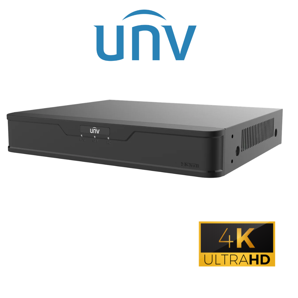 Enregistreur Dvr Uniview 8 Canaux XVR301-08Q3 8MP Lite vue latérale – vidéosurveillance Prix Tunisie