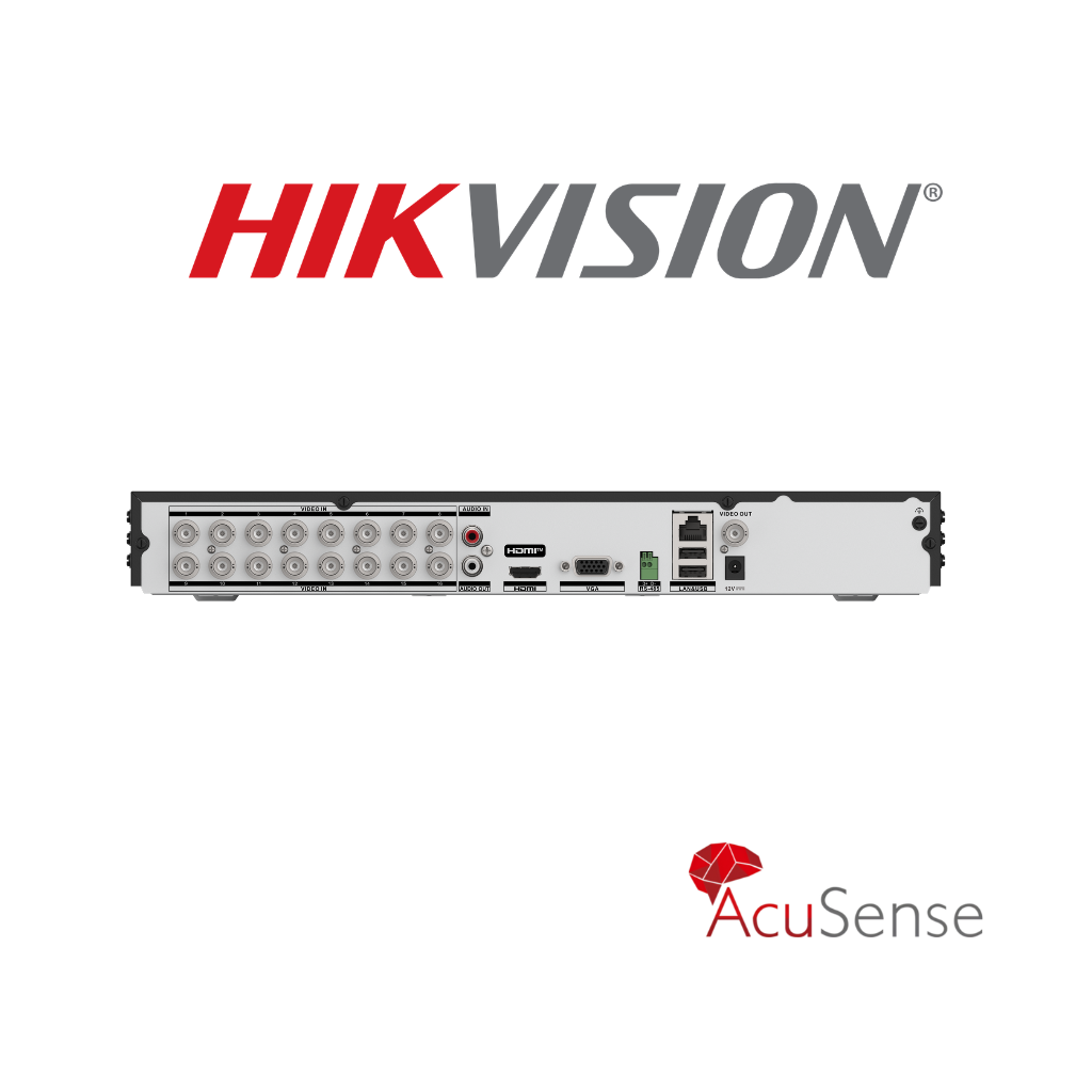 Enregistreur XVR Hikvision 16 Canaux iDS-7216HQHI-M1/S 3K/5MP vue arrière HDMI VGA audio – Meilleur Prix Tunisie