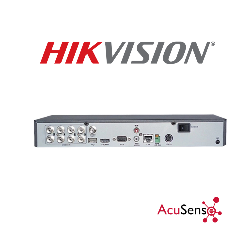 Enregistreur XVR Hikvision 8 Canaux iDS-7208HQHI-M1/E 3K/5MP vue arrière HDMI VGA audio – Meilleur Prix Tunisie