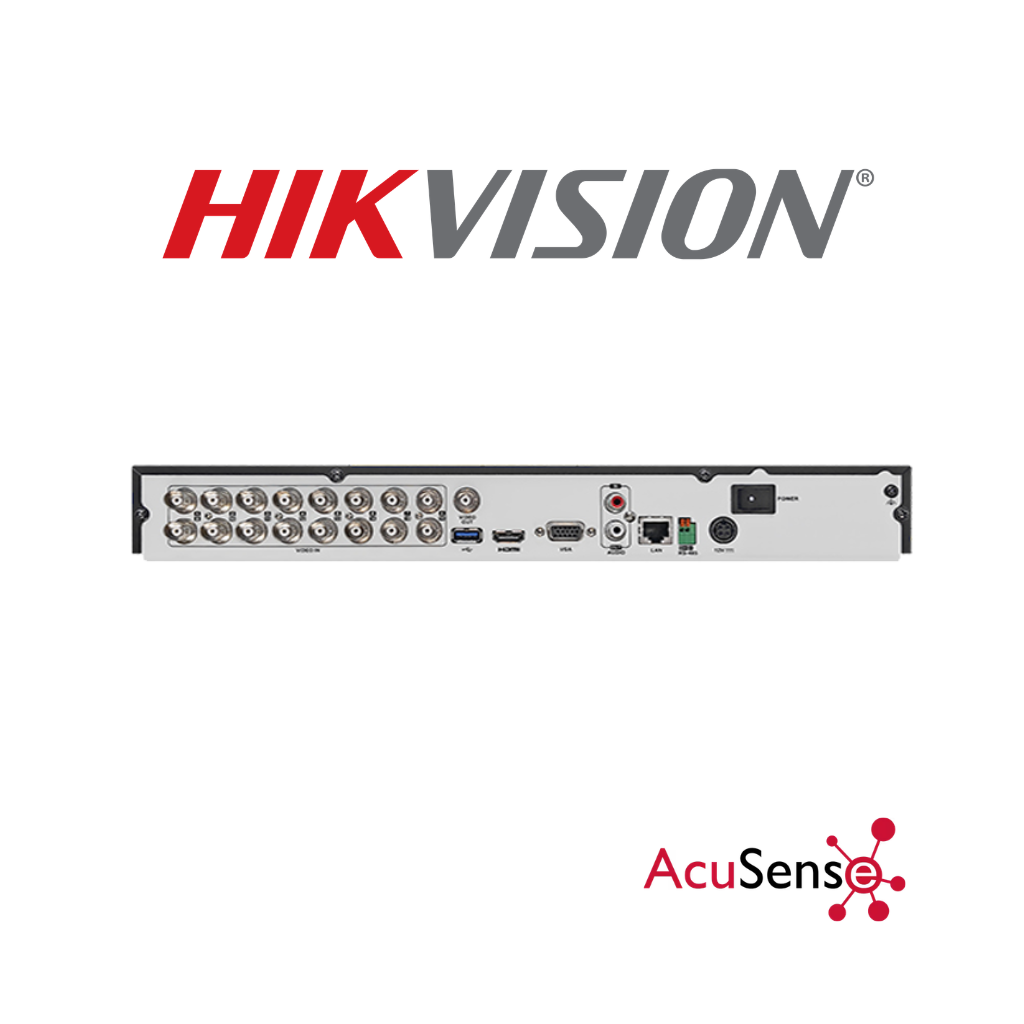 Enregistreur DVR Hikvision 16 Canaux iDS-7216HUHI-M2/X Vue Arrière