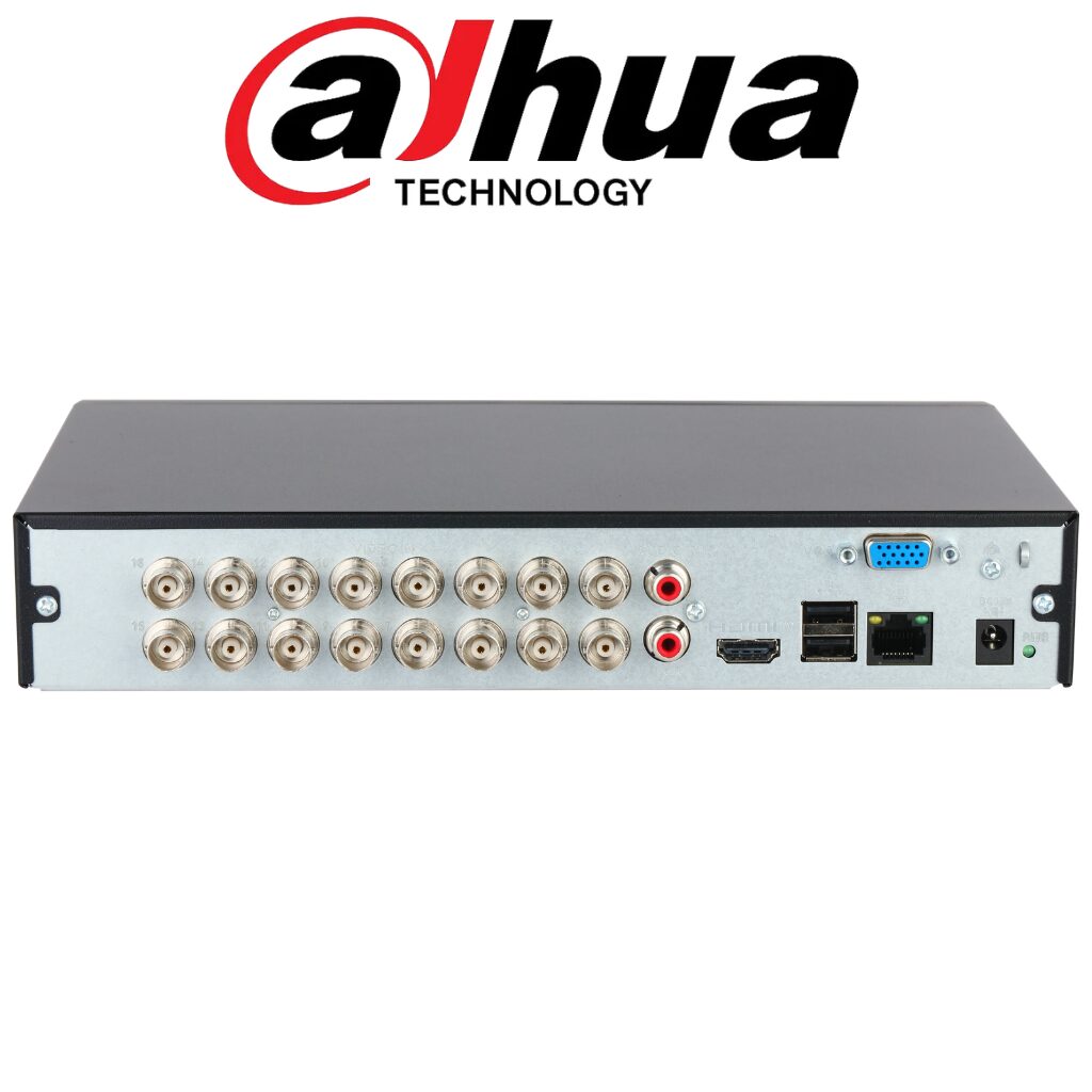 Enregistreur DVR Dahua XVR1B16H-I/T 16 Canaux 5MP vue arrière connectique