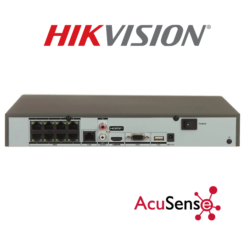 NVR Hikvision DS-7608NXI-K1/8P 4K 8 Canaux vue arrière PoE HDMI VGA – Meilleur Prix Tunisie