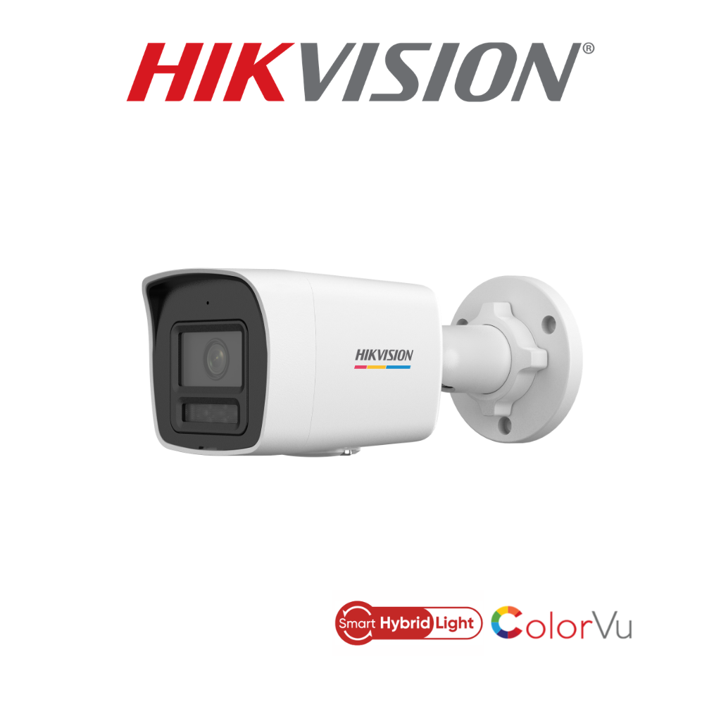 Caméra Hikvision DS-2CD1027G2H-LIUF Smart Hybrid Light Audio vue latral- meilleur prix Tunisie