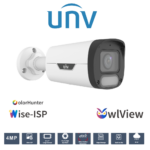 Camera-IP-Bullet-4MP-Uniview-IPC2314LE-ADF2840KM-WP-ColorHunter-vue-laterale-–-videosurveillance-Prix-Tunisie