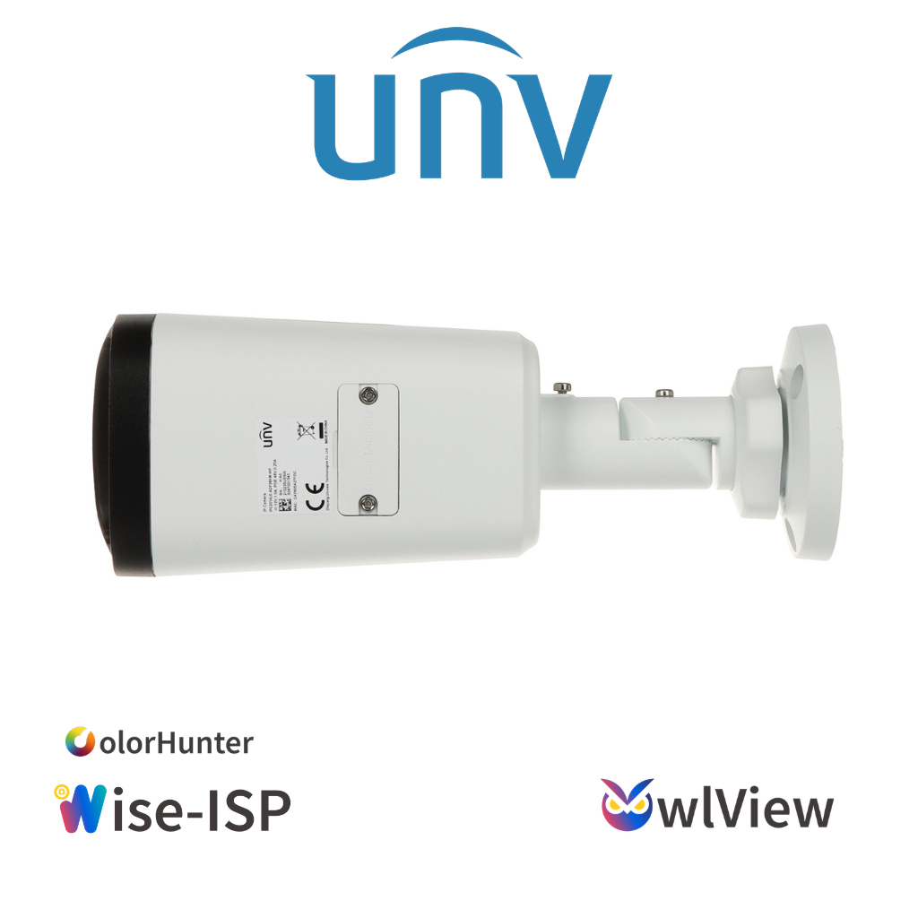 Caméra IP Bullet Uniview IPC2312LE‑ADF28KM‑WP 2MP vue arrière connectique PoE – vidéosurveillance Prix Tunisie