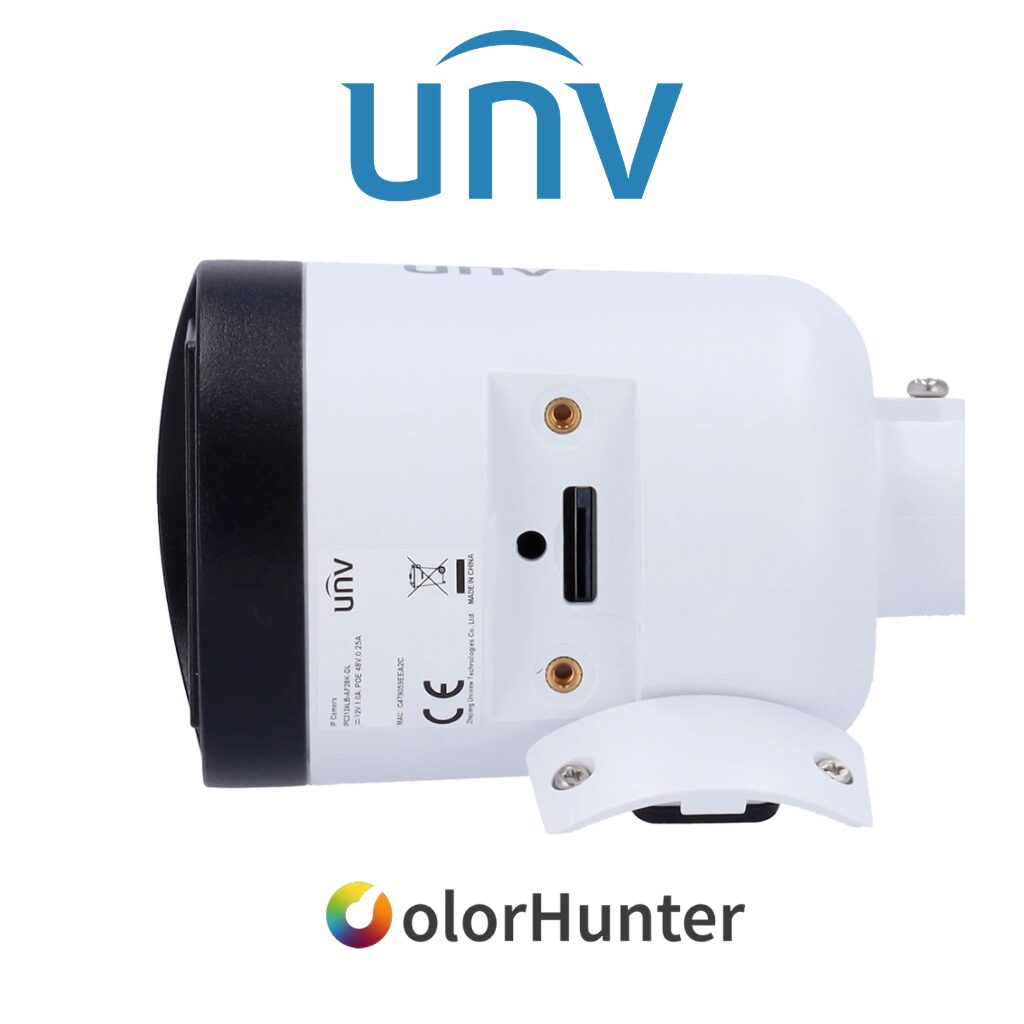 Caméra IP Uniview IPC2122LB vue arrière connectique RJ45 PoE caméra IP Prix Tunisie