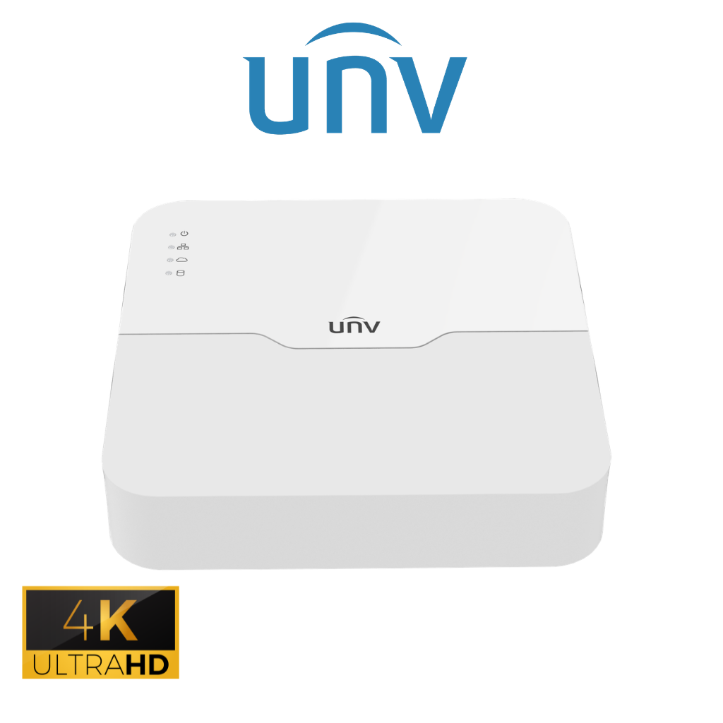 Enregistreur NVR Uniview NVR301-04LS3-P4 4 Canaux PoE 4MP vue avant – vidéosurveillance Prix Tunisie