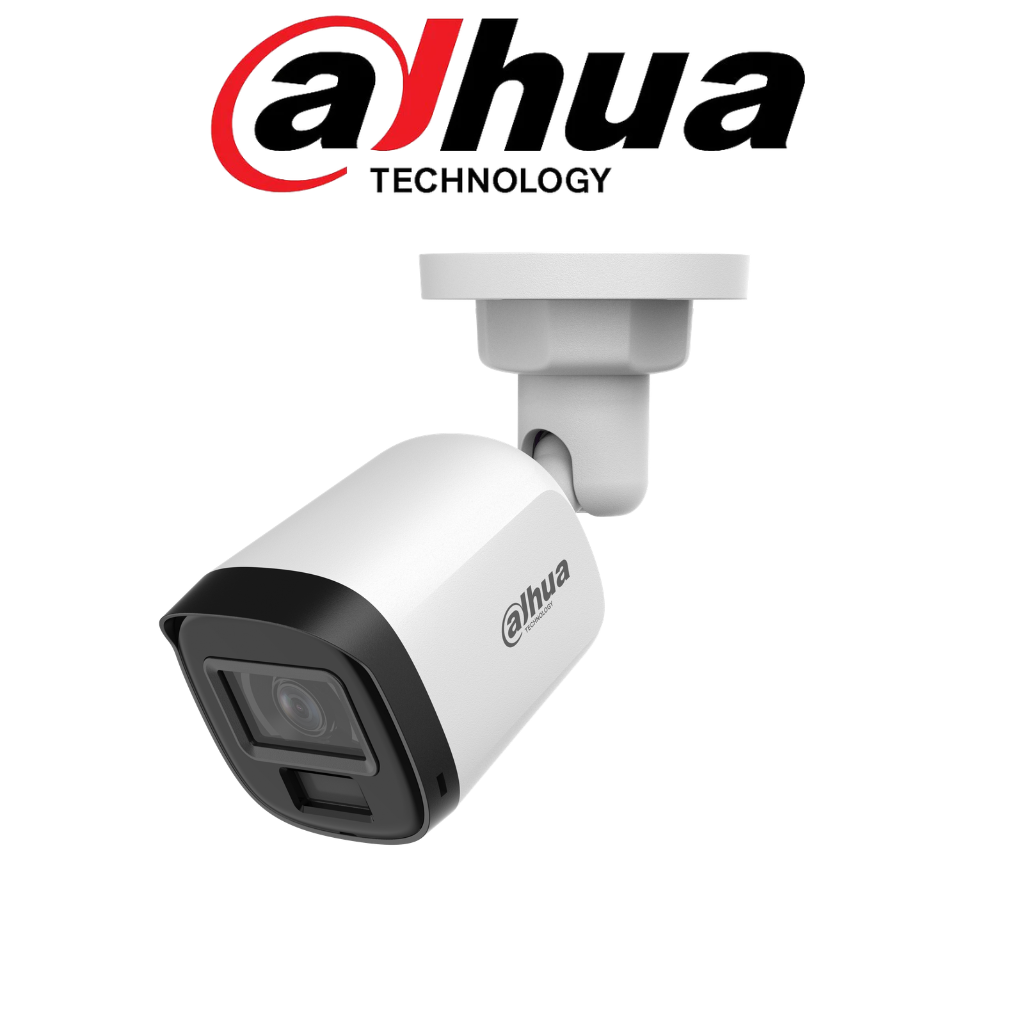 Caméra Dahua DH‑HAC‑B1A21‑U‑IL‑A 2MP Bullet détail boîtier et lentille