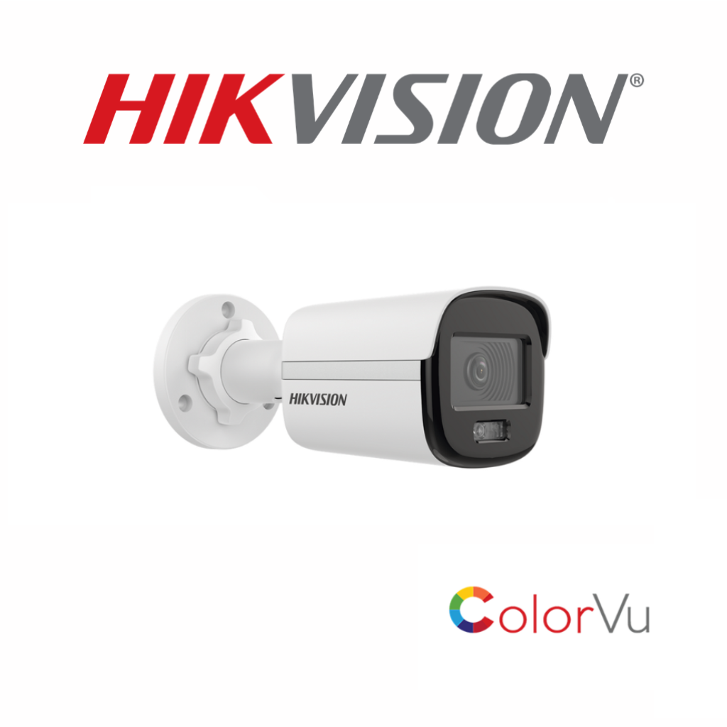 Caméra Hikvision DS-2CE12DF0T-F 2MP 1080P ColorVu Tube vue gaucheconnectique – Meilleur Prix Tunisie
