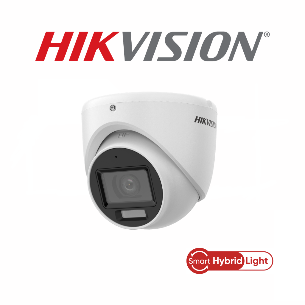 Caméra Hikvision DS-2CE76D0T-LMFS Dôme Smart Hybrid Light Audio profil latéral – caméra surveillance Tunisie