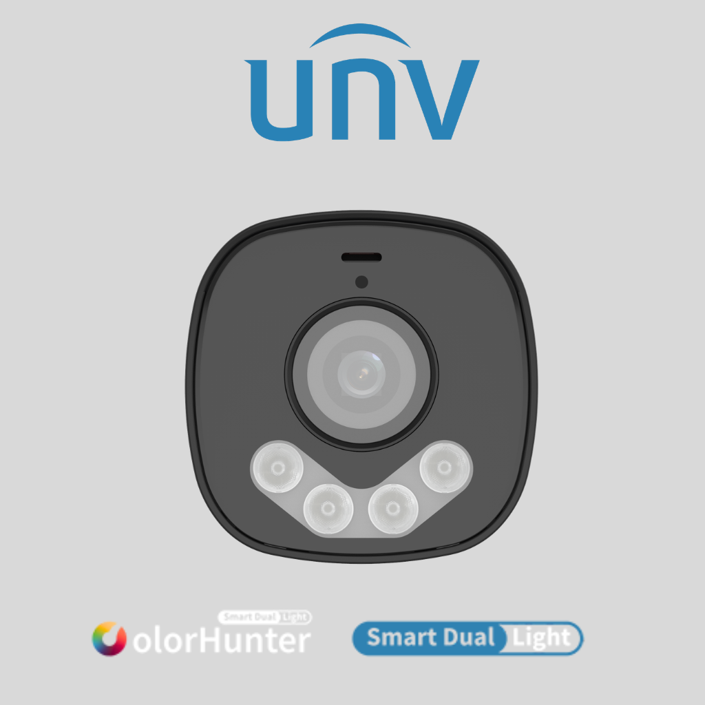 Caméra Analogique UNV UAC-B142-AF28LM-DL vue avant Dual Light 2MP Prix Tunisie