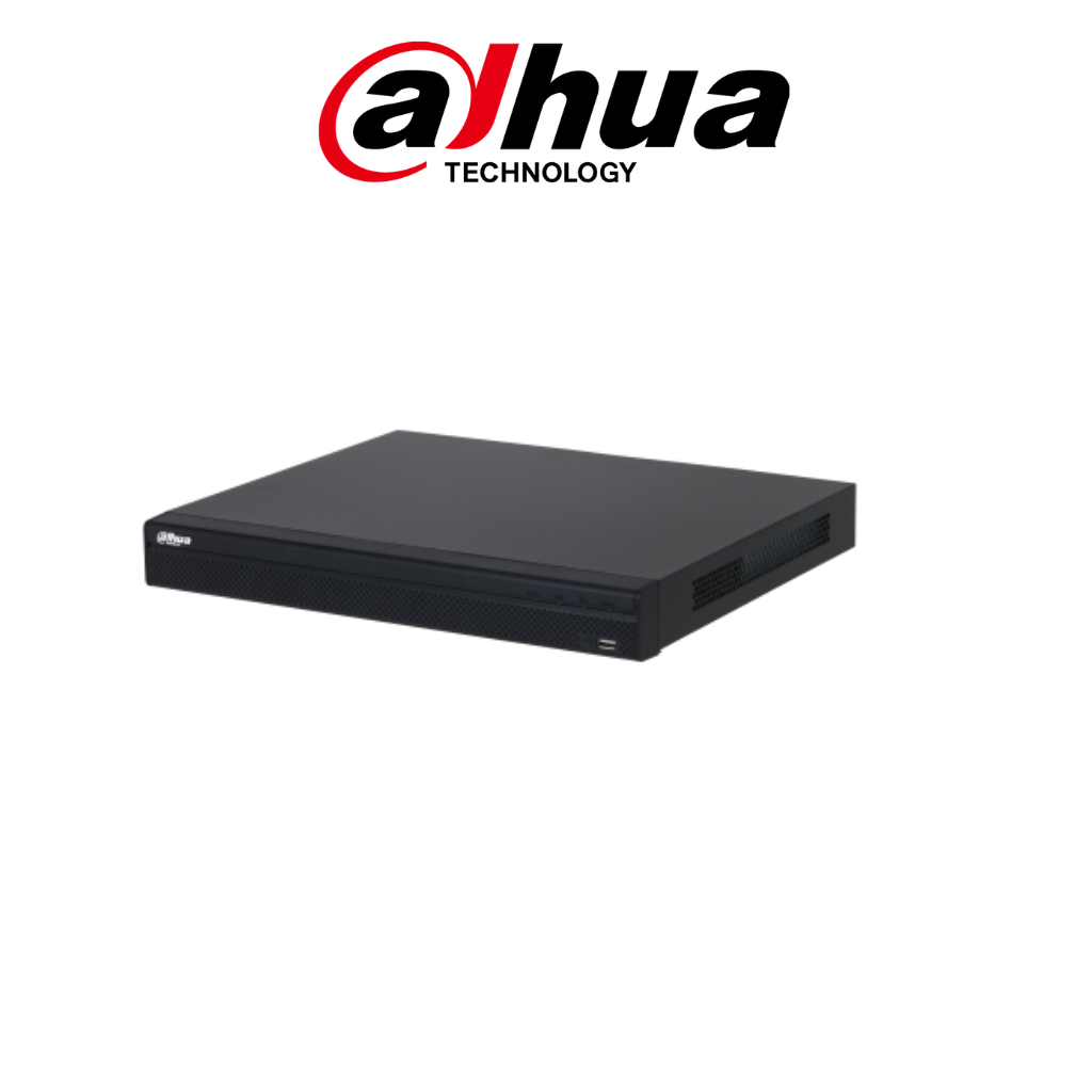 Enregistreur NVR Dahua 16 Canaux NVR2216-16P-4KS3 12MP PoE vue latérale design rack – vidéosurveillance Prix Tunisie