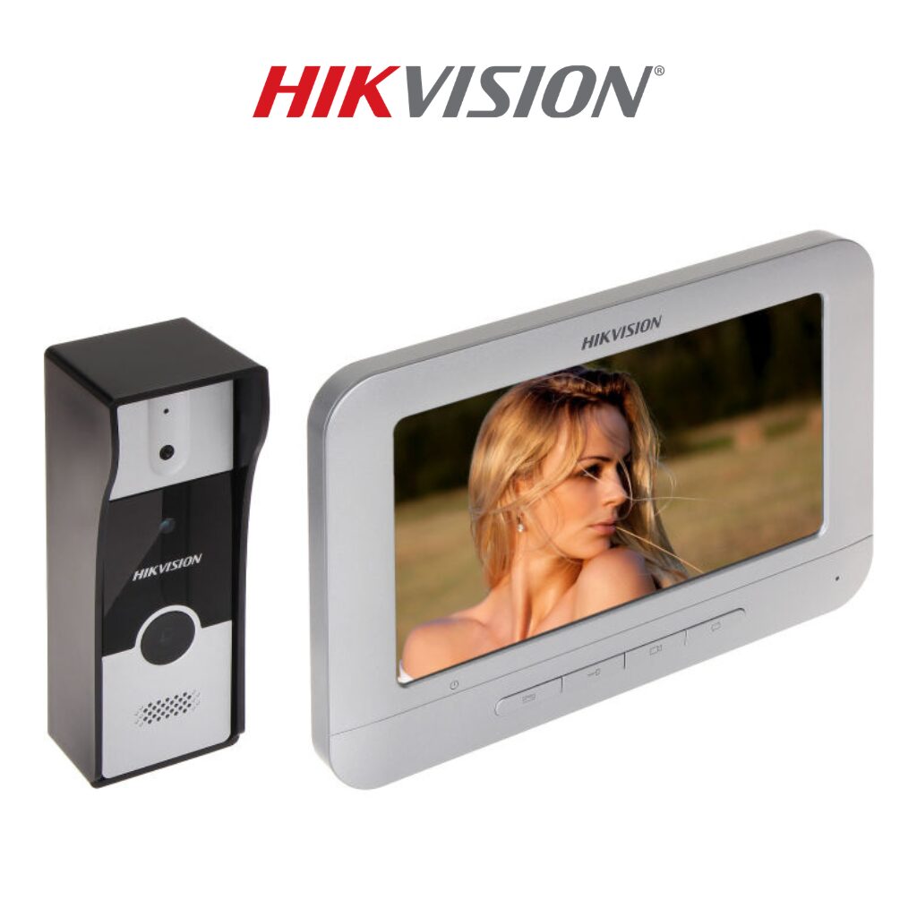 Kit Interphone Vidéo Hikvision DS-KIS204T vue latérale – interphone vidéo Prix Tunisie
