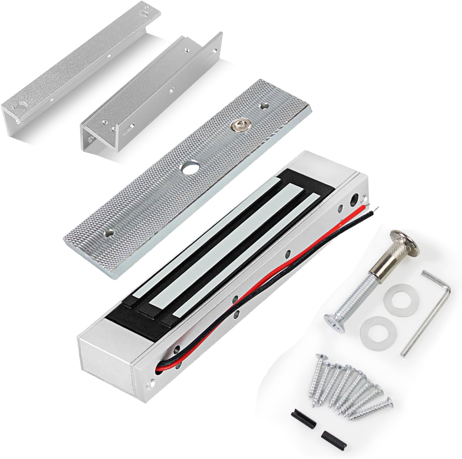 Image de la ventouse électromagnétique 180Kg avec armature Prix Tunisie, serrure magnétique pour contrôle d’accès.