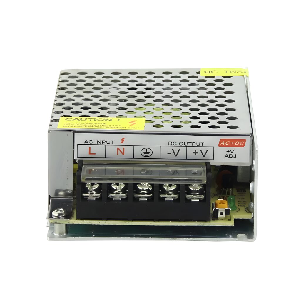 Bloc Alimentation Caméra 12V 5A vue avant Prix Tunisie