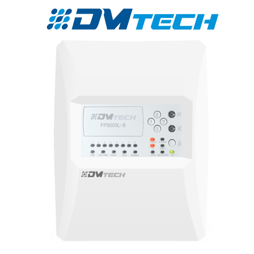 Centrale Incendie DMTECH 8 Zones FP9000L-8 vue avant Prix Tunisie