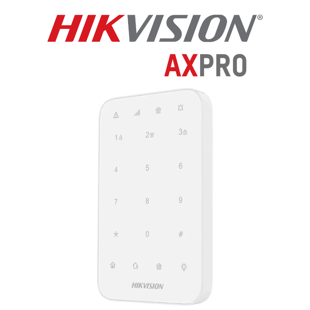 Clavier Sans Fil Hikvision DS-PK1-E-WE vue latérale AX PRO Prix Tunisie