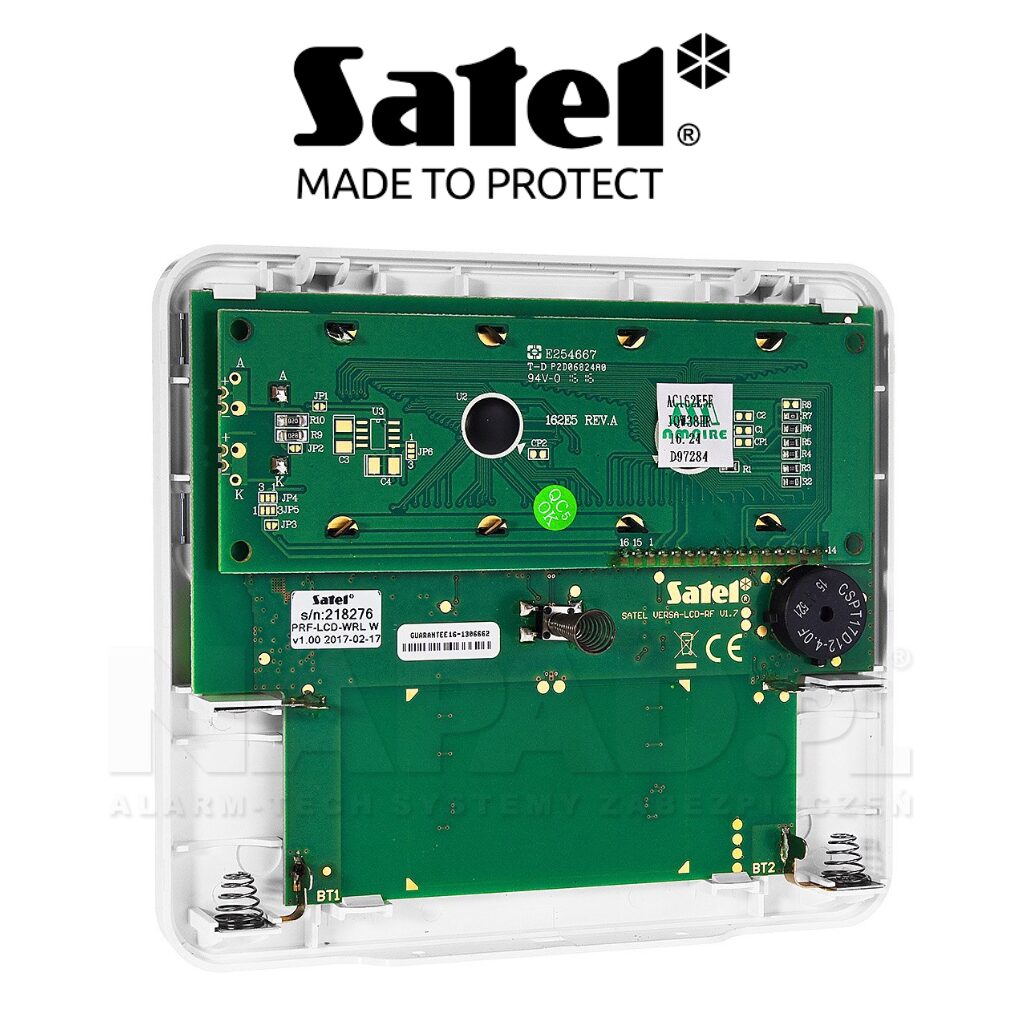 Clavier LCD Satel PRF-LCD vue arrière – installation centrale PERFECTA Prix Tunisie