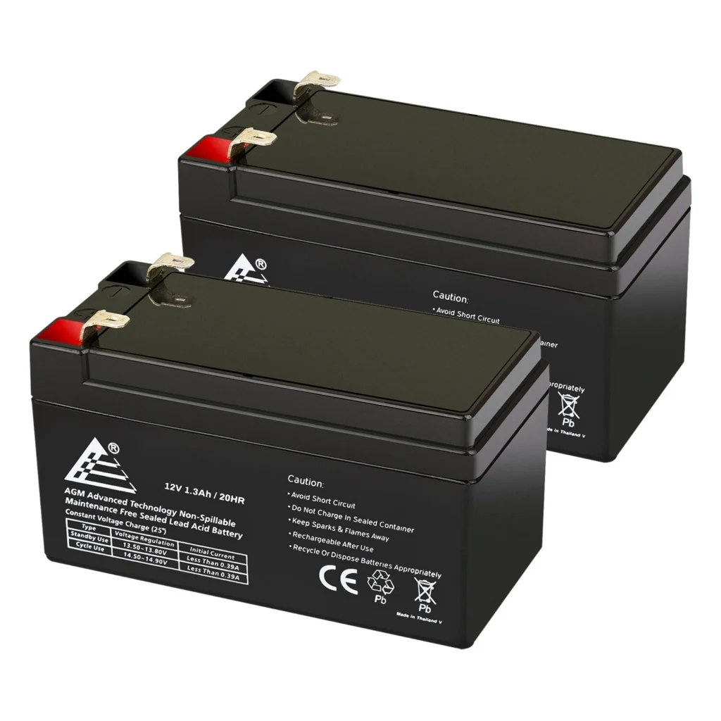 Batterie 12V 1.3Ah Prix Tunisie pour systèmes de sécurité