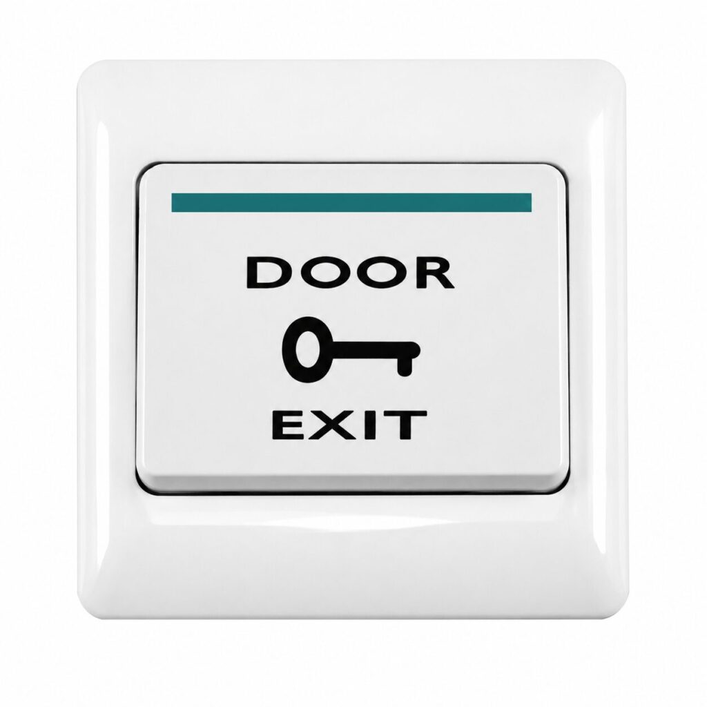 Bouton Exit Plastique EX-801B vue avant – contrôle d'accès Prix Tunisie