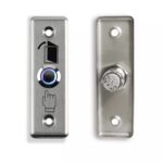 Bouton Exit Stainless avec LED vue avant – contrôle d'accès Prix Tunisie