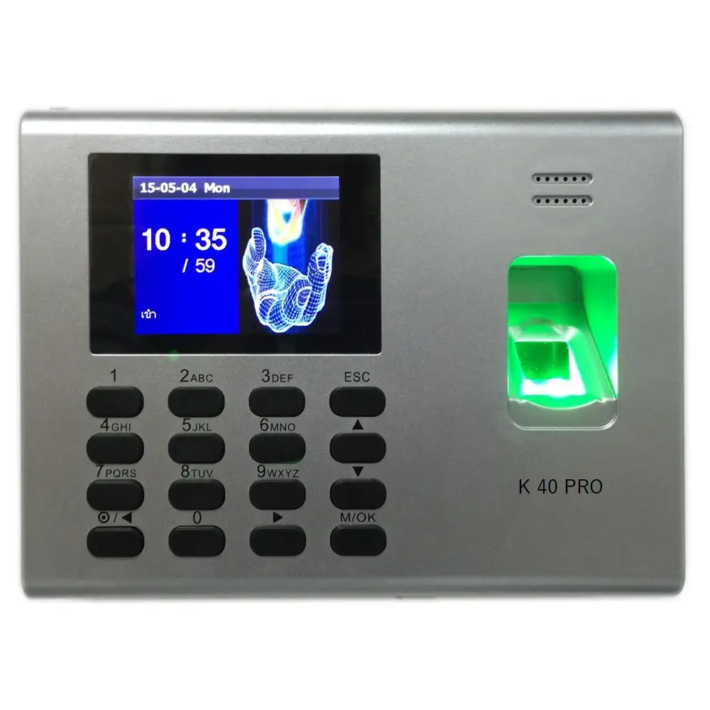 Contrôle d'Accès ZKTeco K40 Pro vue avant – biométrie RFID Prix Tunisie