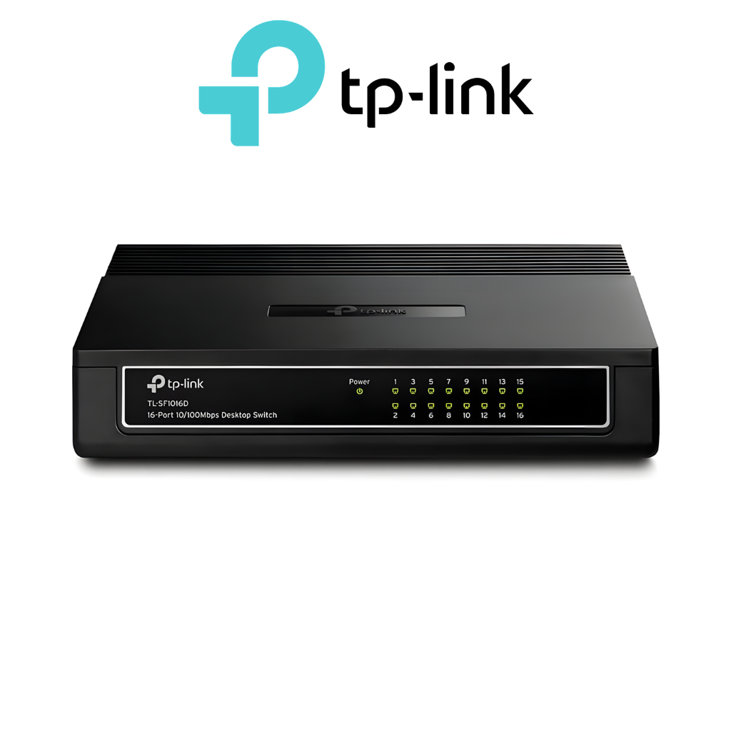Switch TP-LINK 16 ports 10-100 Mbps vue avant Prix Tunisie