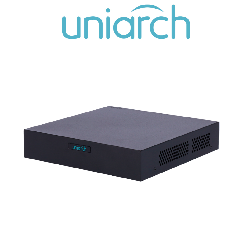 DVR Uniarch XVR-104F 4 Canaux 6MP Vue Profil Avant Prix Tunisie