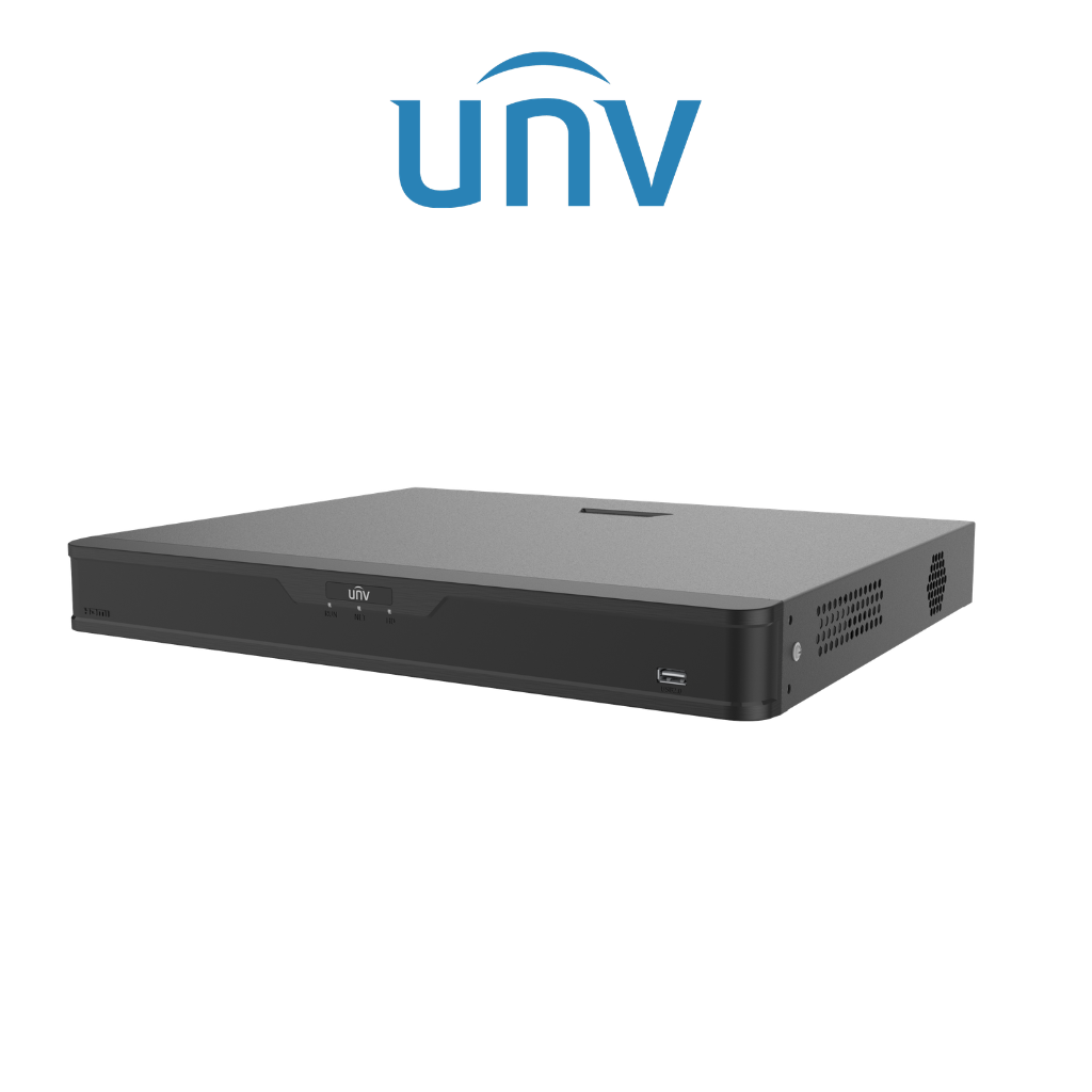DVR Uniview 32 Canaux XVR302-32Q3 8MP Vue Profil Avant Prix Tunisie