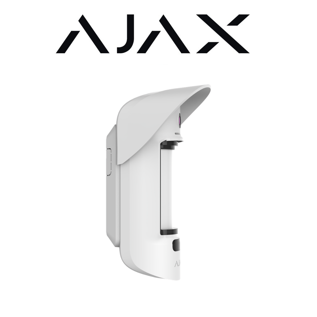 Détecteur extérieur Ajax AJ-MOTIONCAMOUTDOOR-W avec caméra vue profil latéral Prix Tunisie
