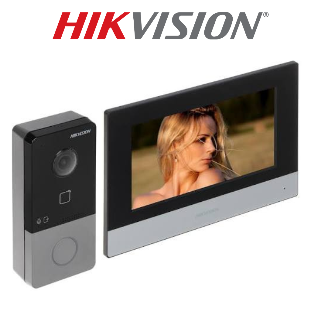 Kit Interphone Vidéo IP Hikvision DS-KIS603-P(C) 1080P vue latérale – vidéosurveillance Prix Tunisie