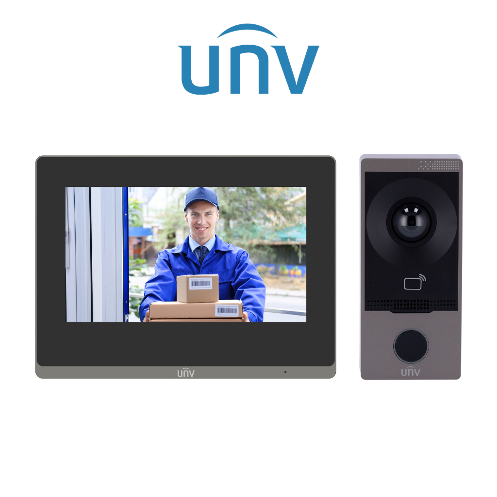 Kit vidéophone Uniview KIT201S372S Wi-Fi écran 7 pouces Prix Tunisie
