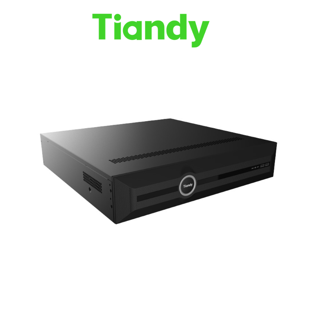 NVR Tiandy 80 Canaux TC-R3880 16MP 8 HDD Prix Tunisie vue profil latéral
