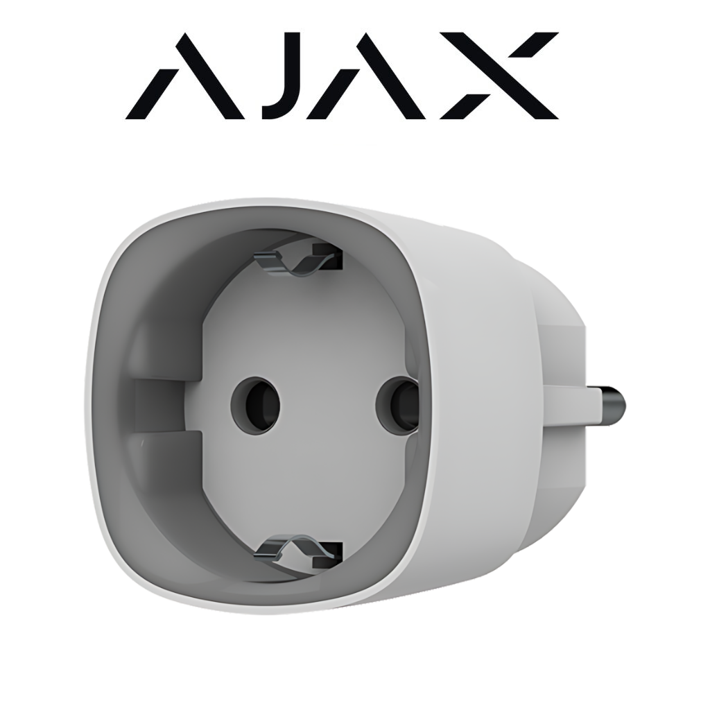 Prise intelligente Ajax AJ-SOCKET-W vue profil latéral Prix Tunisie