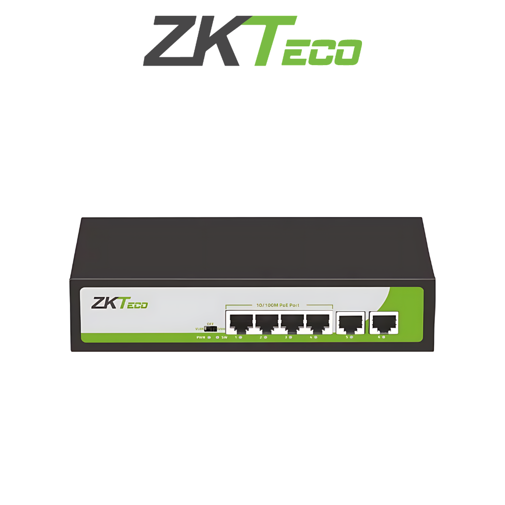 Switch PoE ZKTeco PE042-55-C 4 Ports 250m Prix Tunisie