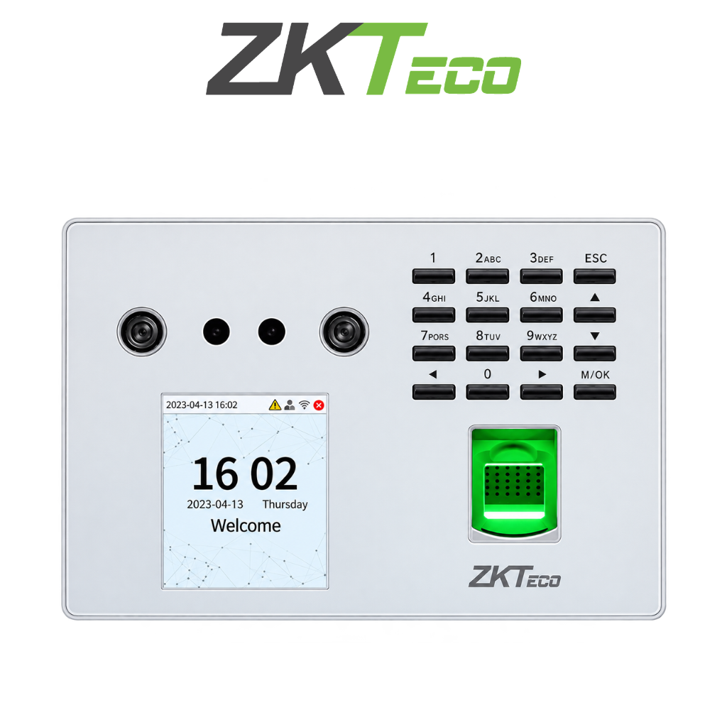 Terminal biométrique ZKTeco MB560-VL reconnaissance faciale empreinte Prix Tunisie vue avant