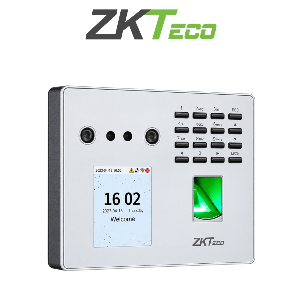 Terminal biométrique ZKTeco MB560-VL reconnaissance faciale empreinte Prix Tunisie vue profil latéral