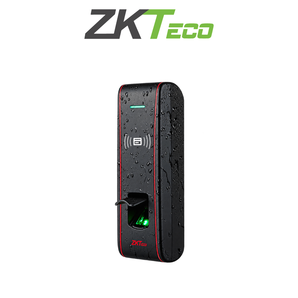 'accès biométrique ZKTeco F16 empreinte RFID IP65 Prix Tunisie vue profil latéral