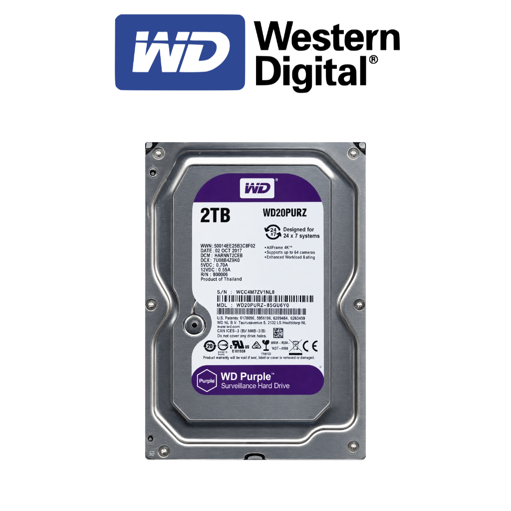 Disque dur Western Digital 2 To vue avant Prix Tunisie