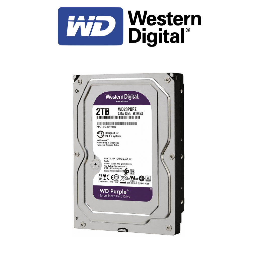 Disque dur Western Digital 2 To vue latérale Prix Tunisie