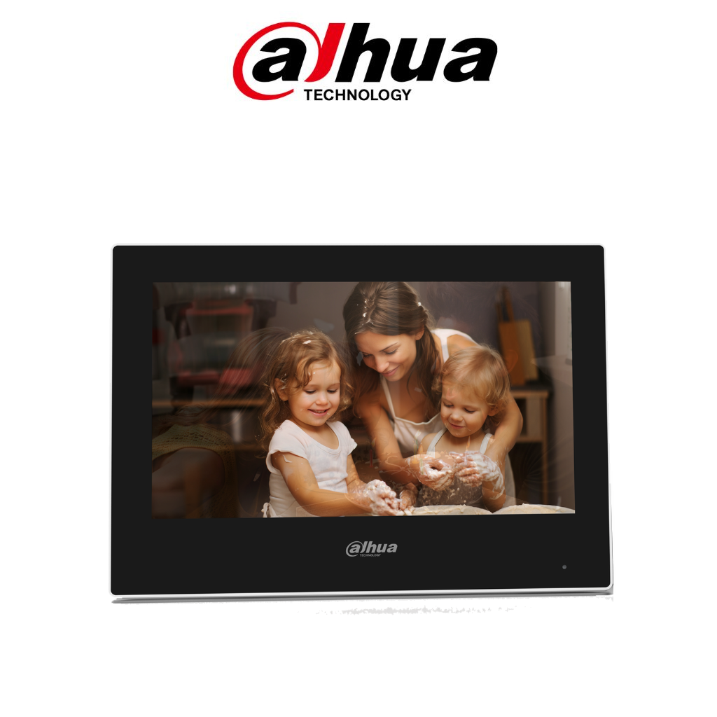 Moniteur vidéo Dahua DHI-VTH2621G-WP noir Prix Tunisie vue avant
