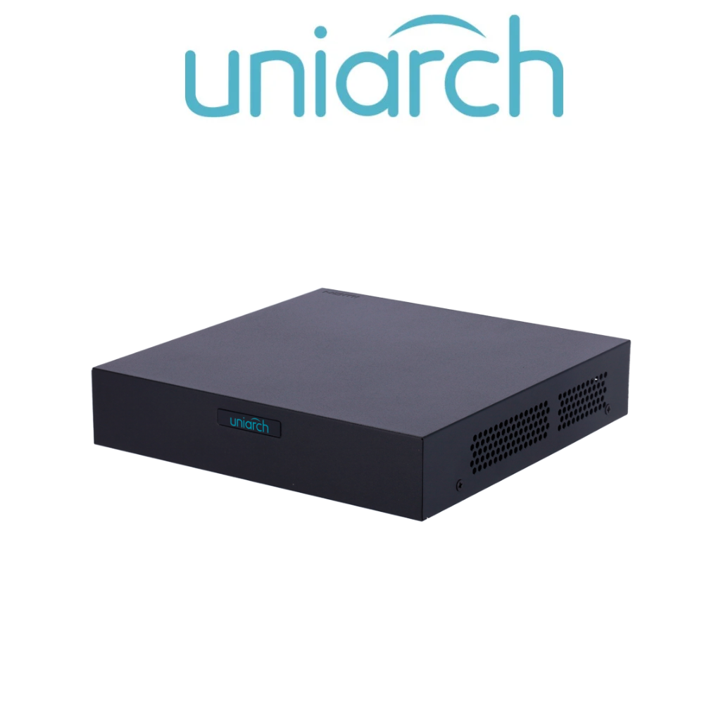 NVR Uniarch 4 Canaux UV-NVR-104S3-P4 6MP 4 PoE Prix Tunisie vue profil latéral
