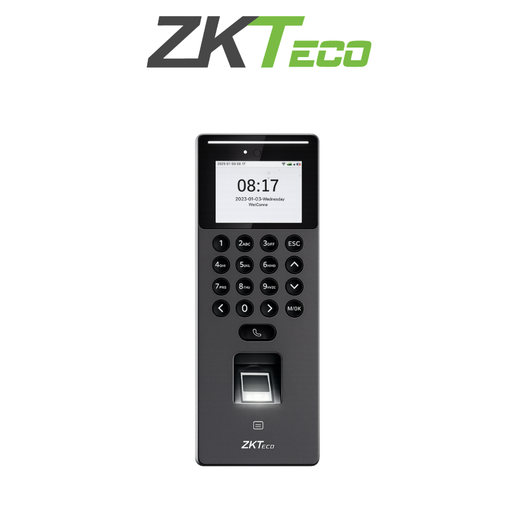 Pointeuse de controle dacces biometrique ZKTeco SenseFace-2A Prix Tunisie vue avant